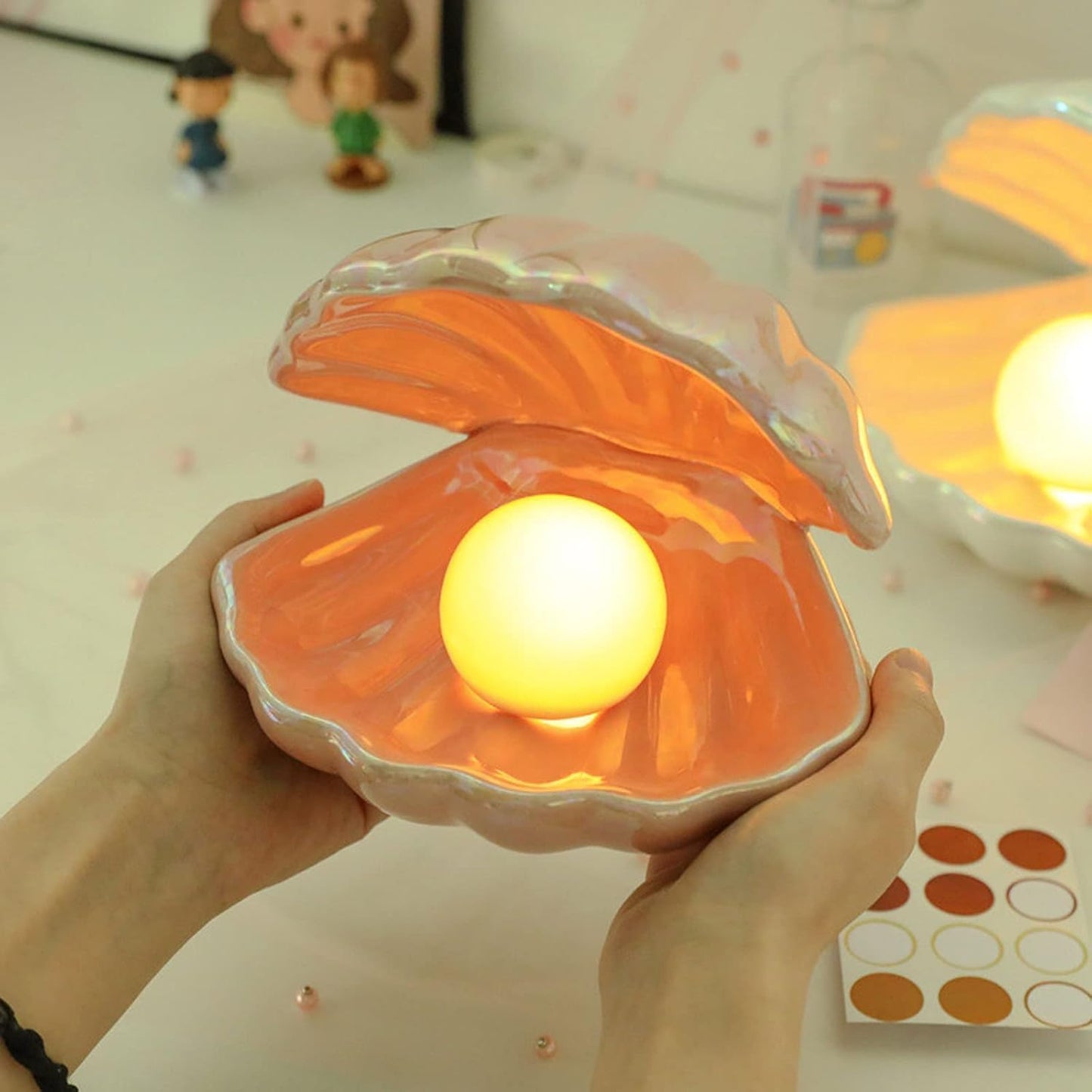 Shell Pearl Light LED Accent Lamp Portable Night Light