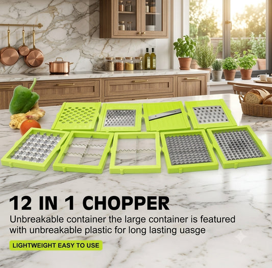 12 in 1 Multi-Purpose Vegetable and Fruit Chopper